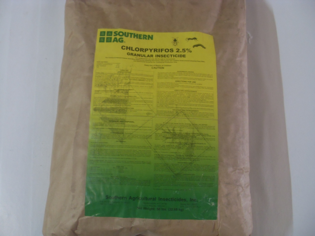 SA50 Chlorpyrifos 2.5% Granular Insecticide - 50 Lbs