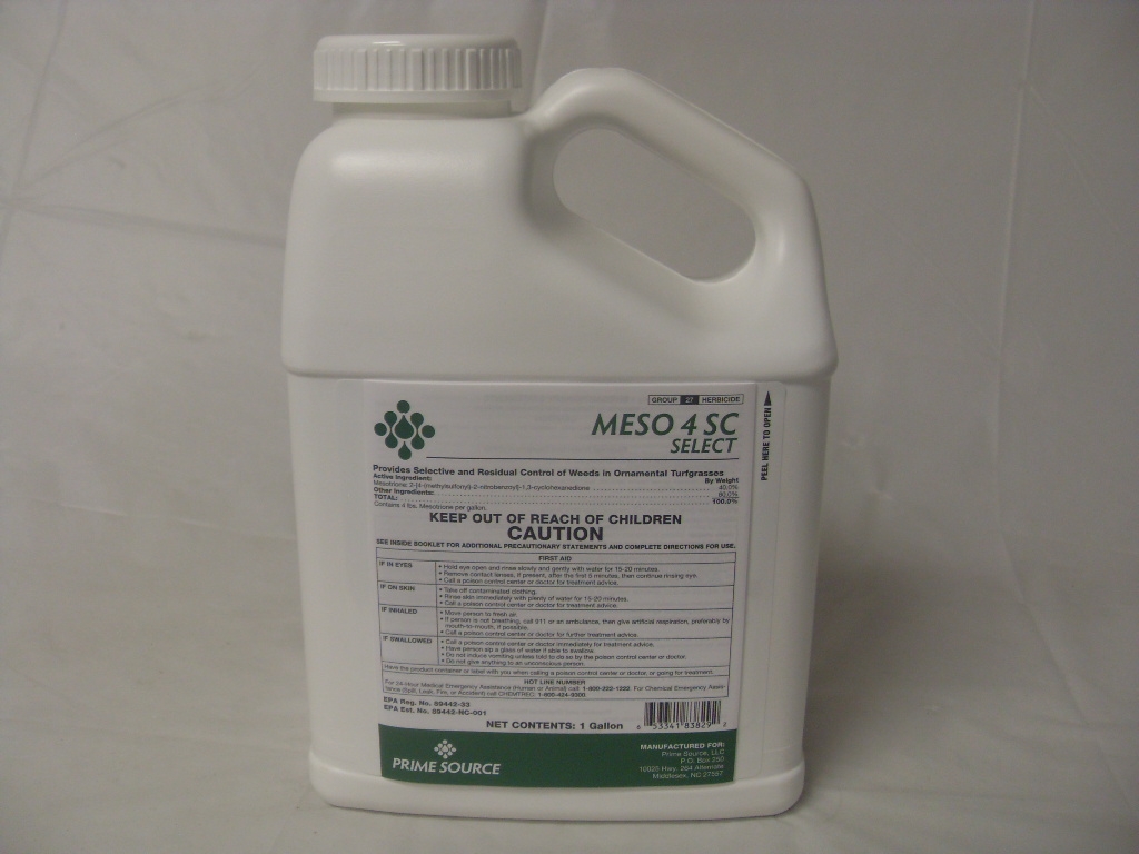 Meso 4 SC Select Herbicide Mesotrione - 8 Oz - Gallon