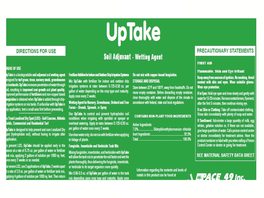 UpTake Wetting Agent - 1 - 5 Gal