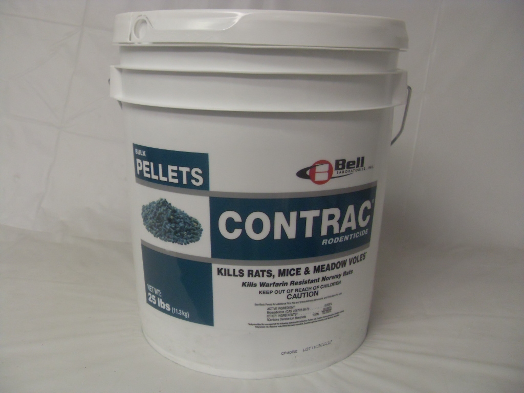 Contrac Bulk Pellets Rodenticide Bait - 25 Lbs