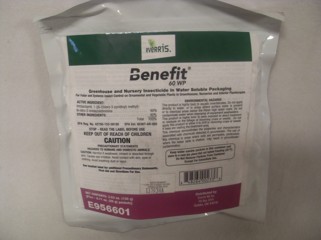 Benefit 60 WP Imidacloprid - 5 x 20 g Packets