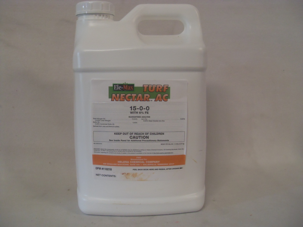 Ele-Max Turf Nectar AC 15-0-0 6% Iron Ferromec - 2.5 Gal