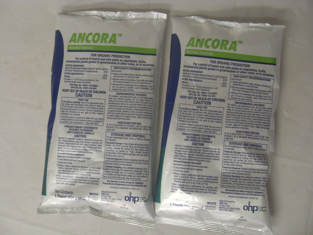 Ancora Microbial Insecticide Preferal - 2 Bags of 1 Lb