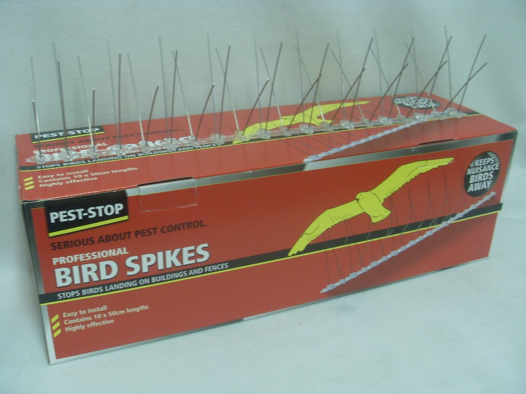 Professional Bird Spike - 10 Pack of 10 x 500 mm (0.4 x 20")