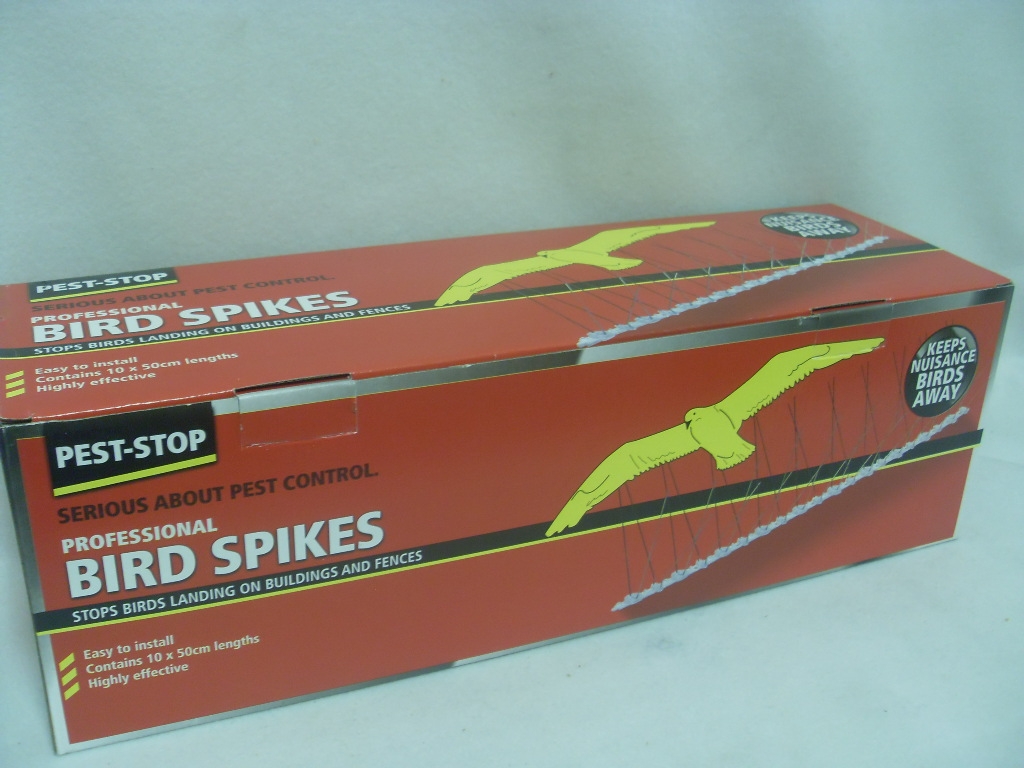 Professional Bird Spike - 10 Pack of 10 x 500 mm (0.4 x 20")