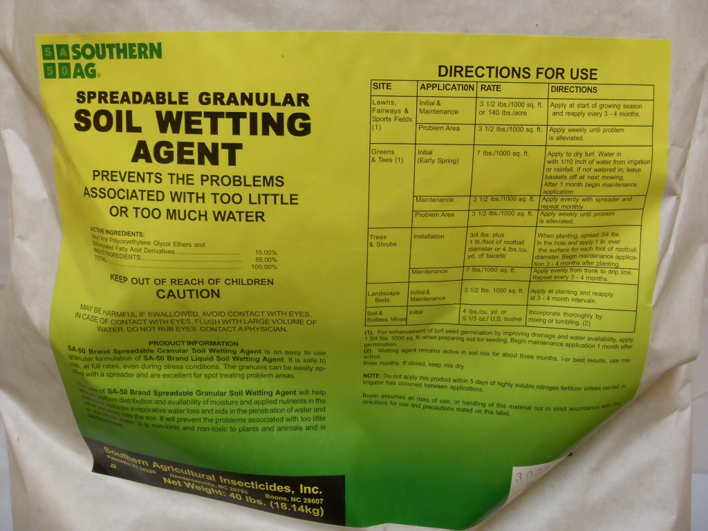 Soil Wetting Agent Granules for Turf - 40 Lb