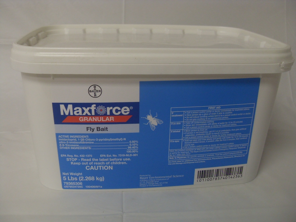 Maxforce Granular Fly Bait Insecticide - 5 lbs