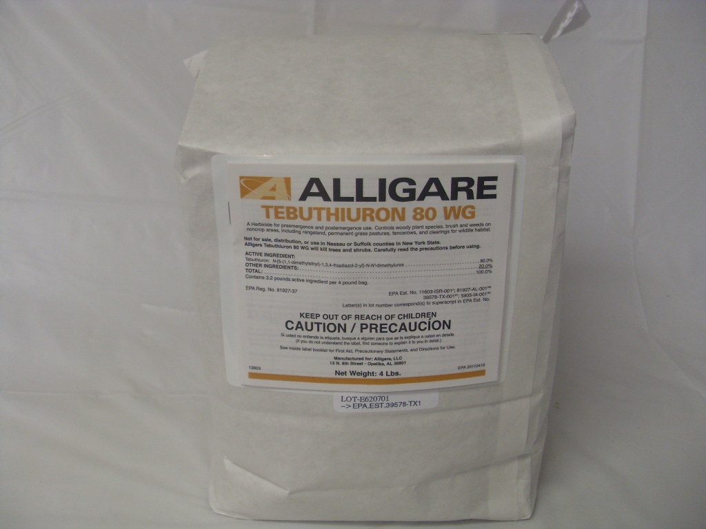 Alligare Tebuthiuron 80 WG Herbicide Spike 80DF - 4 - 25 Lbs