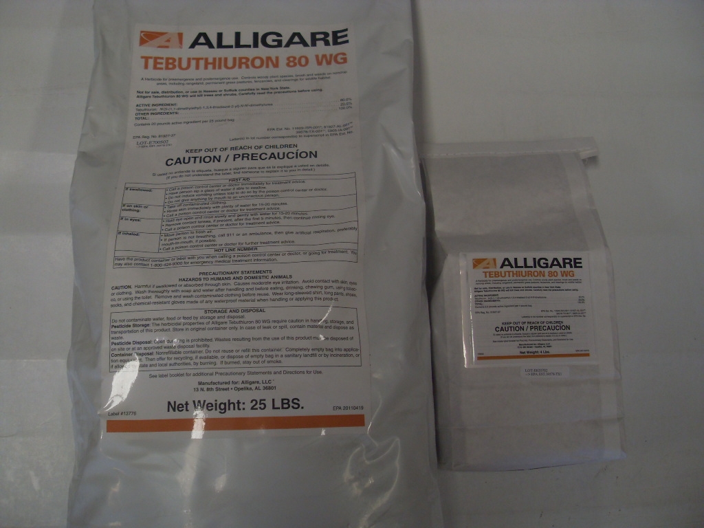 Alligare Tebuthiuron 80 WG Herbicide Spike 80DF - 4 - 25 Lbs