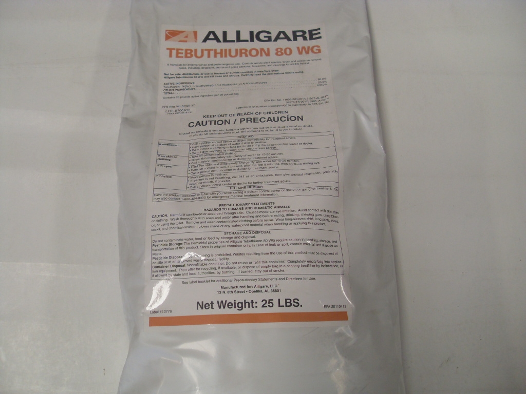 Alligare Tebuthiuron 80 WG Herbicide Spike 80DF - 4 - 25 Lbs