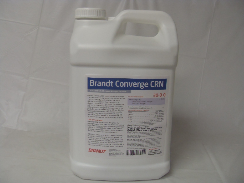 Brandt Converge CRN 30-0-0 Liquid Fertilizer - 2.5 Gallons