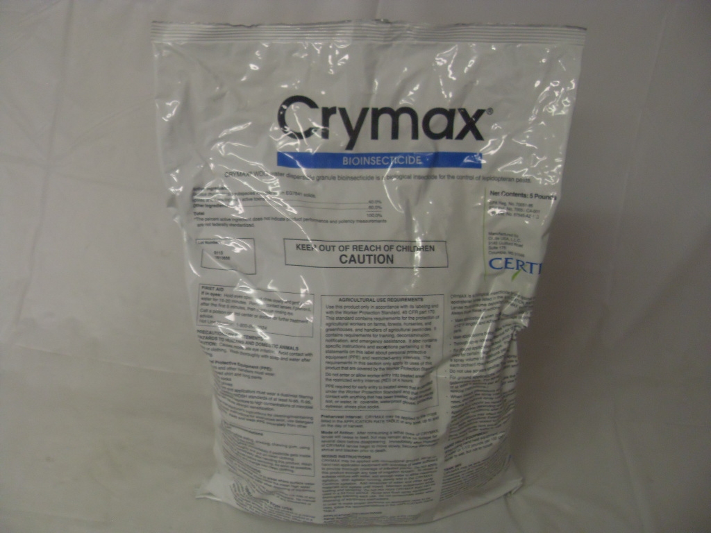 Crymax Biological Insecticide BT Bio Larvicide - 5 Lbs