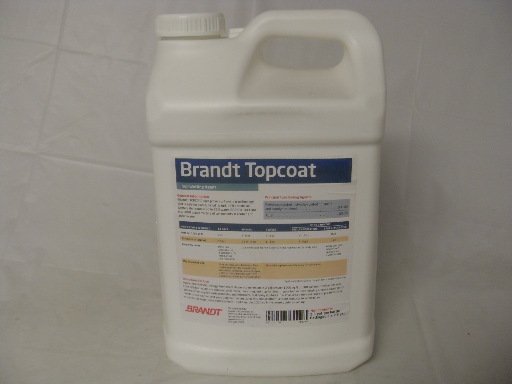 Topcoat Soil Wetting Agent - 2.5 Gallon