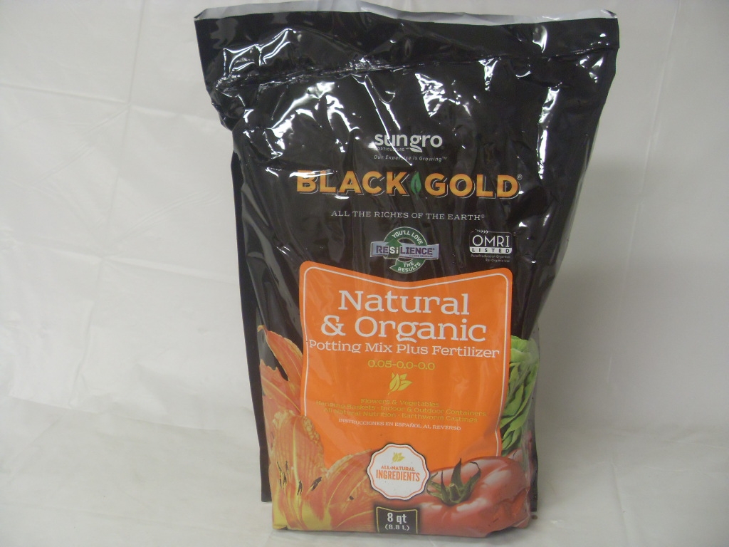 Black Gold Natural & Organic Potting Mix - 8 Qt