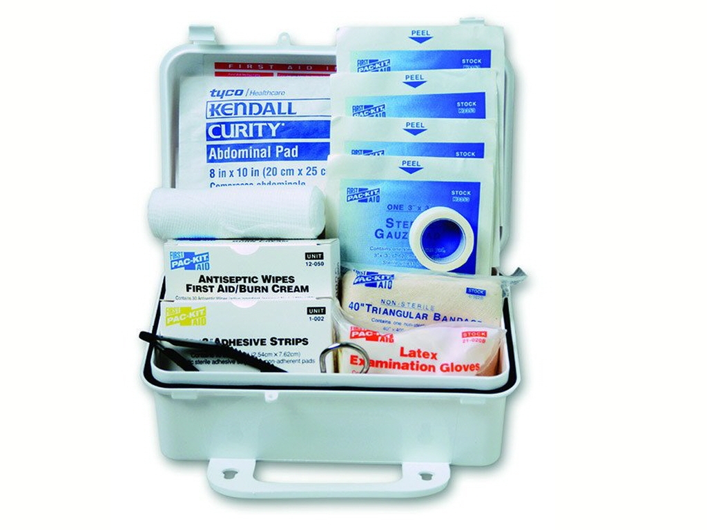 First Aid Kit Fits In A Vehicle Glove Box - Travel, 10 Person