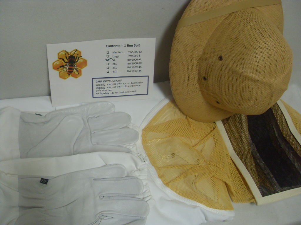 Bee Suit Complete Kit included Helmet, Gloves