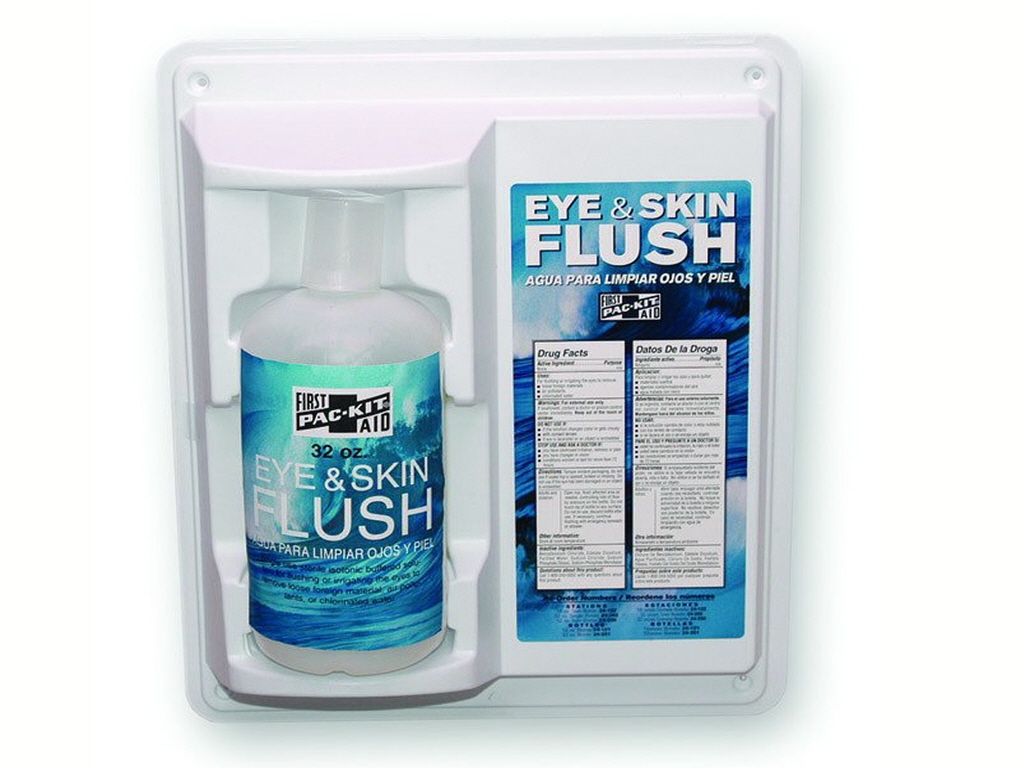 Single Bottle Eye Flush Station Eyewash