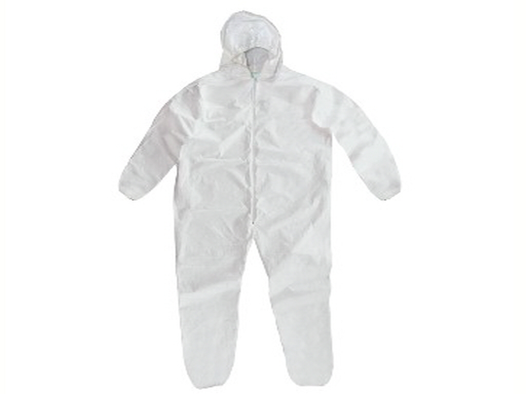 Tyvek Coveralls Disposable Spray Suit with Hood (X-Large)