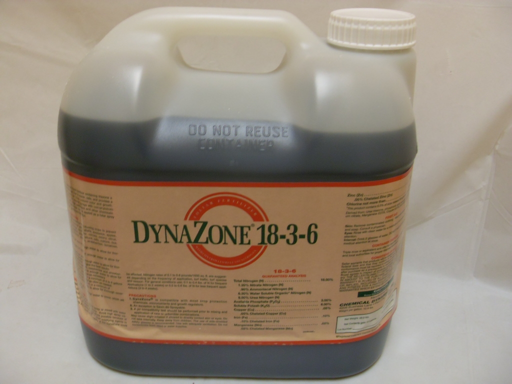 Dynazone 18-3-6 30% CRN Liquid Fertilizer Triazone Fe - 2.5 Gal