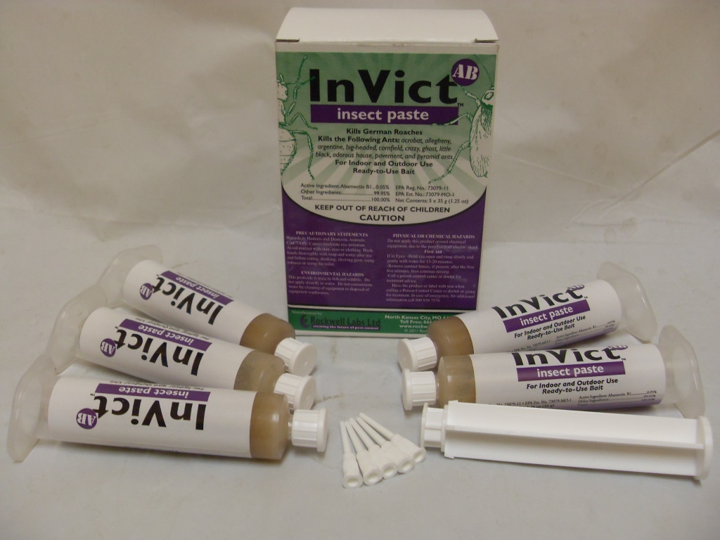 InVict AB Insect Paste Bait Insecticide - 5 x 1.25 Oz Syringe