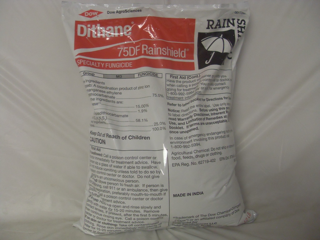 Dithane 75DF Rainshield Mancozeb 75% Fungicide - 12 Lb