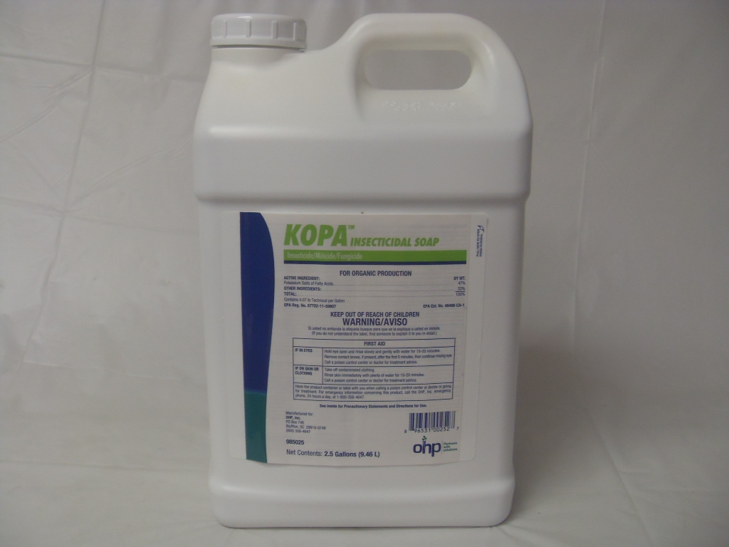 Kopa Insecticidal Soap Insecticide Miticide Fungicide - 2.5 Gallons