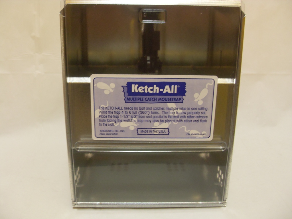 Ketch-All MultiCatch Mouse Trap - Clear - Solid Lid