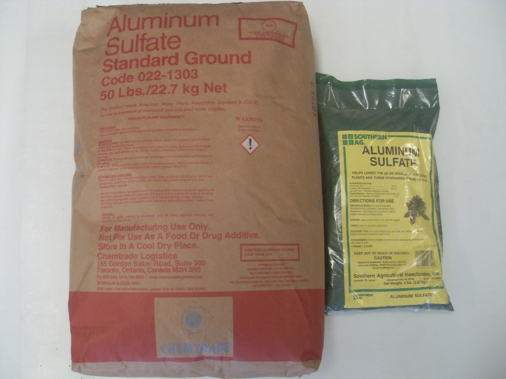 Aluminum Sulfate Granules Fertilizer - 5 - 50 Lb