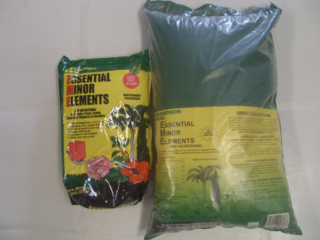 Essential Minor Elements Dry Nutritional - 5 - 25 Lbs