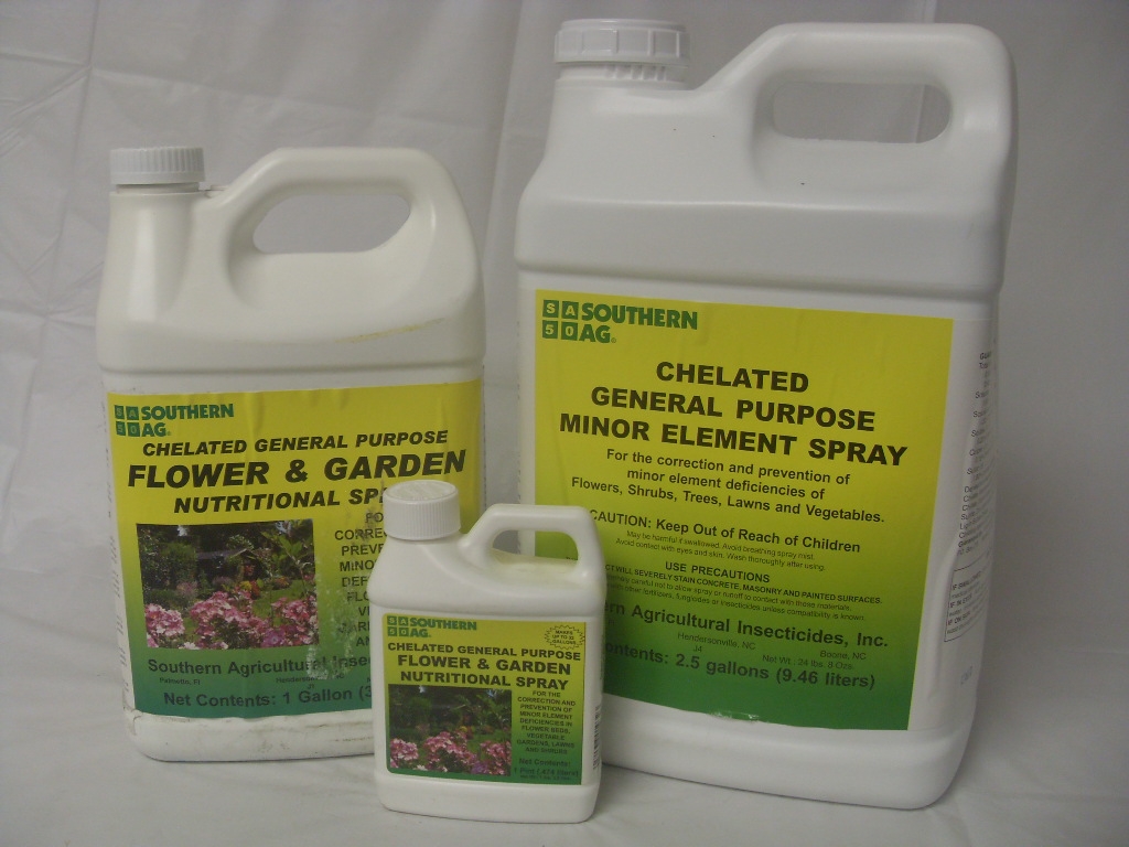 Chelated Flower Garden Nutritional Spray - 16 Oz - 1 - 2.5 Gallon