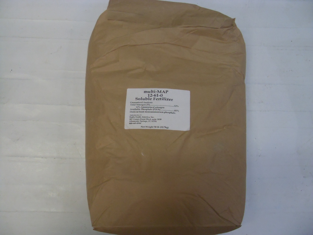 MAP MonoAmmonium Phosphate Fertilizer 12-61-0 - 50 Lb