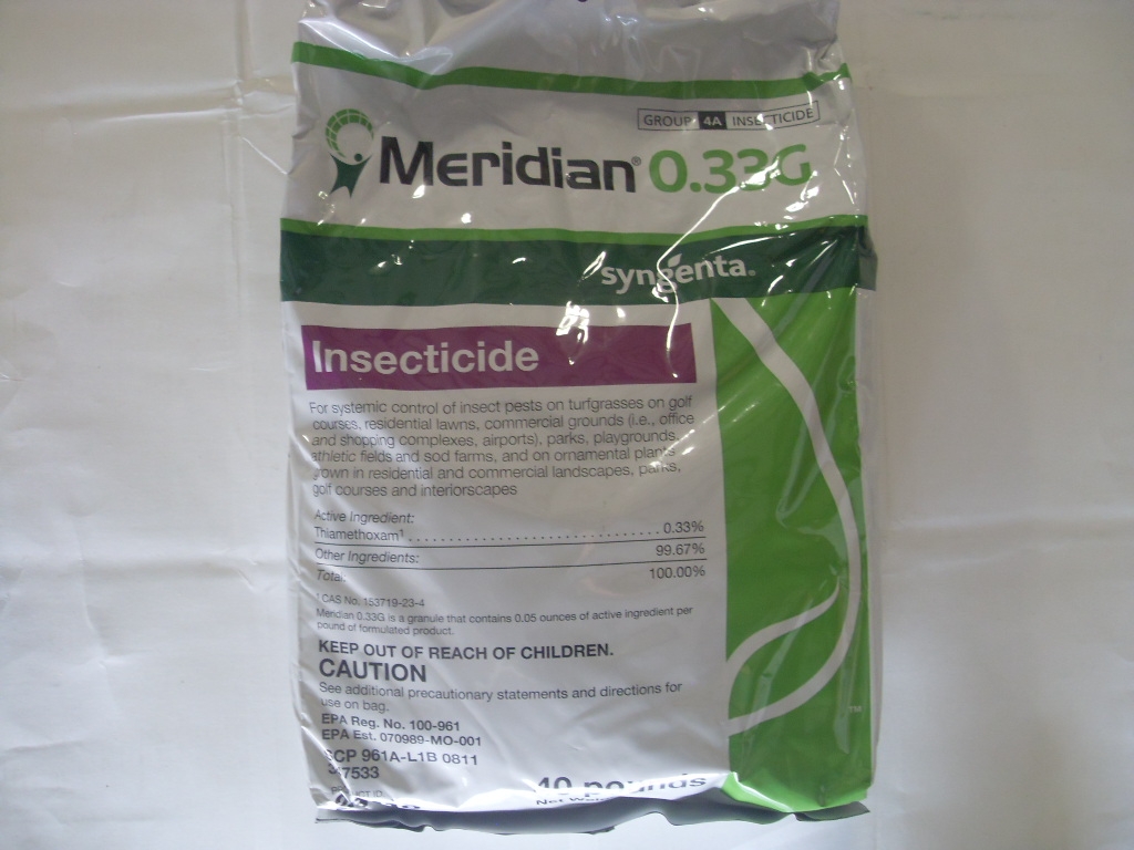 Meridian 0.33G Granules Lawn Insecticide - 40 Lb