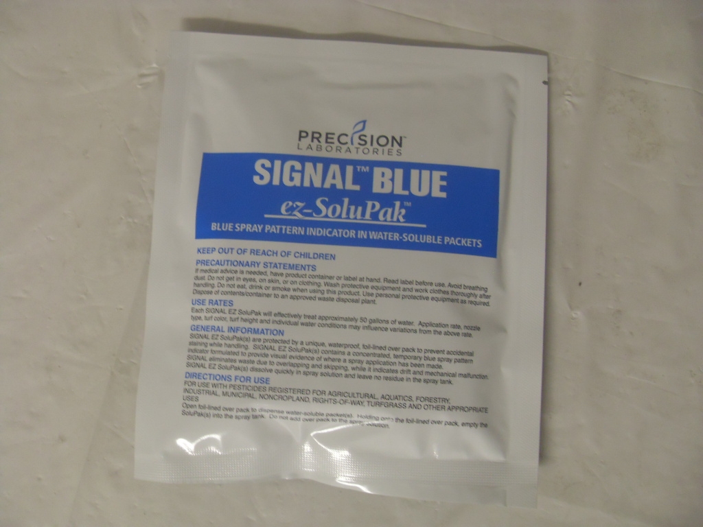 Signal Blue EZ Solupak Colorant for Herbicide - 2 oz