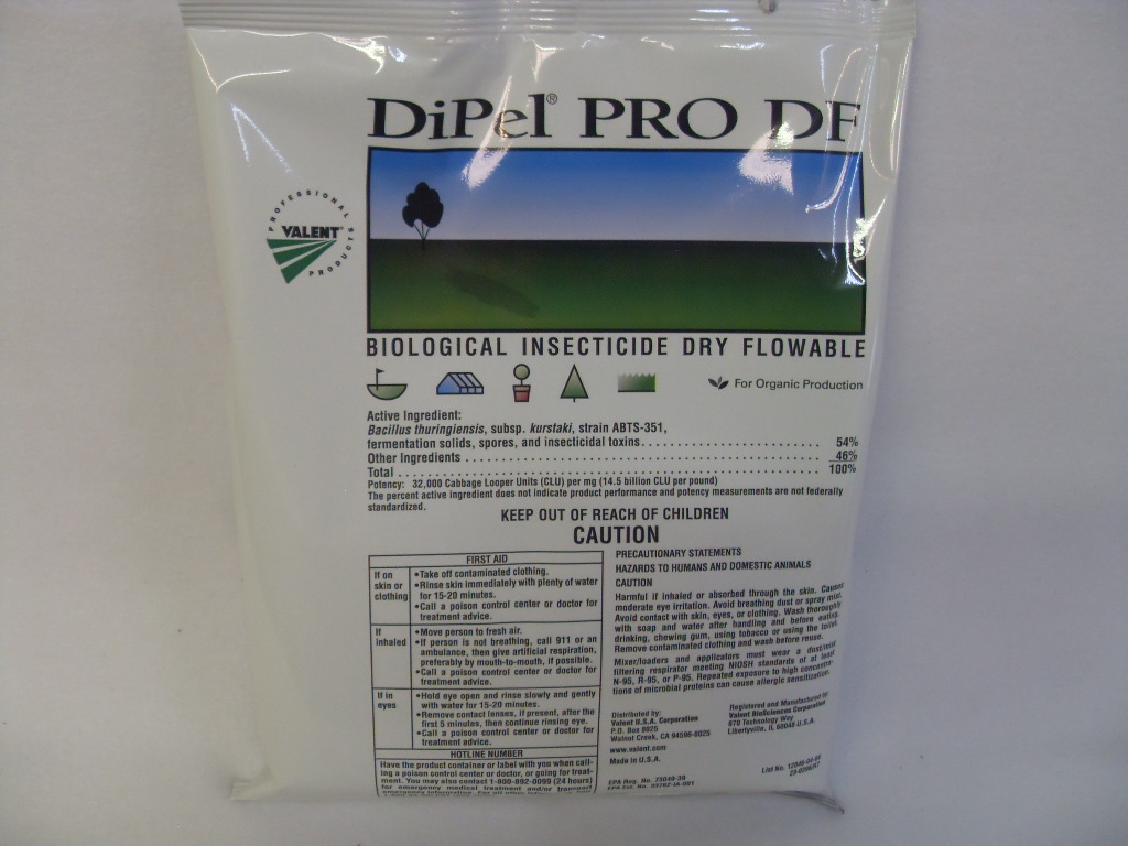 DiPel PRO DF Biological Insecticide BT Worms - Lb