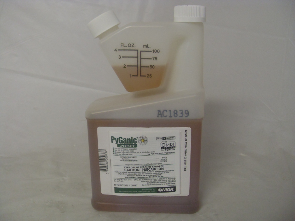 PyGanic Crop Protection EC 5.0 II 5% Pyrethrins - Qt - Gal